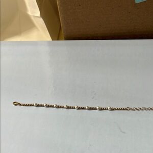 Elegant rose Gold plated and Pearl Bracelet